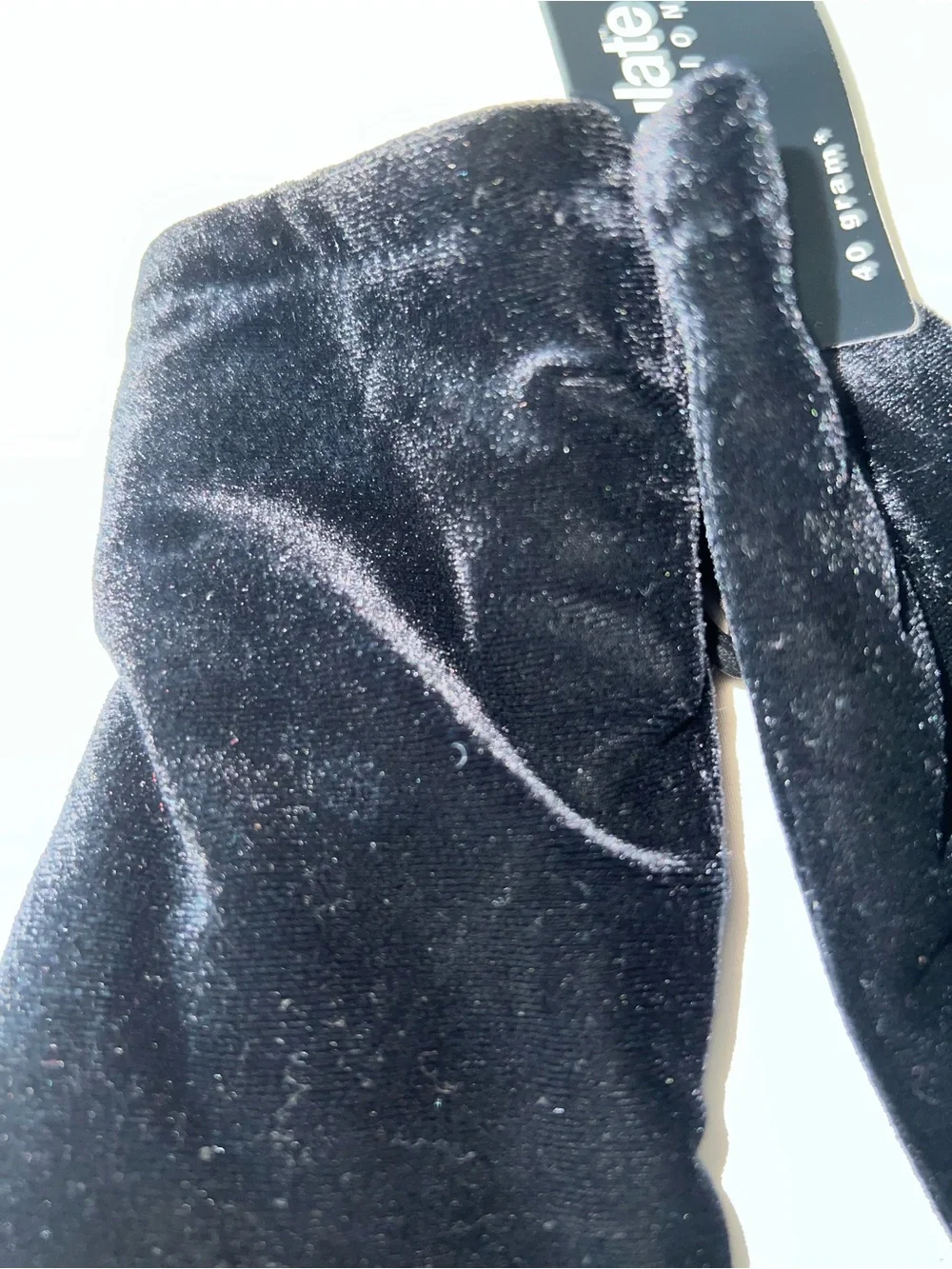 3M Thinsulate Black Velvet Insulated Women's Gloves